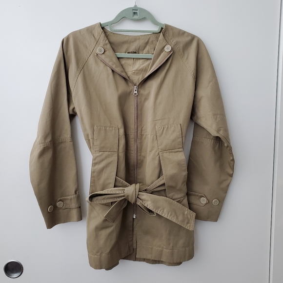 Acne Jeans Cotton Tie-Front Jacket in Size 36 - Picture 2 of 10